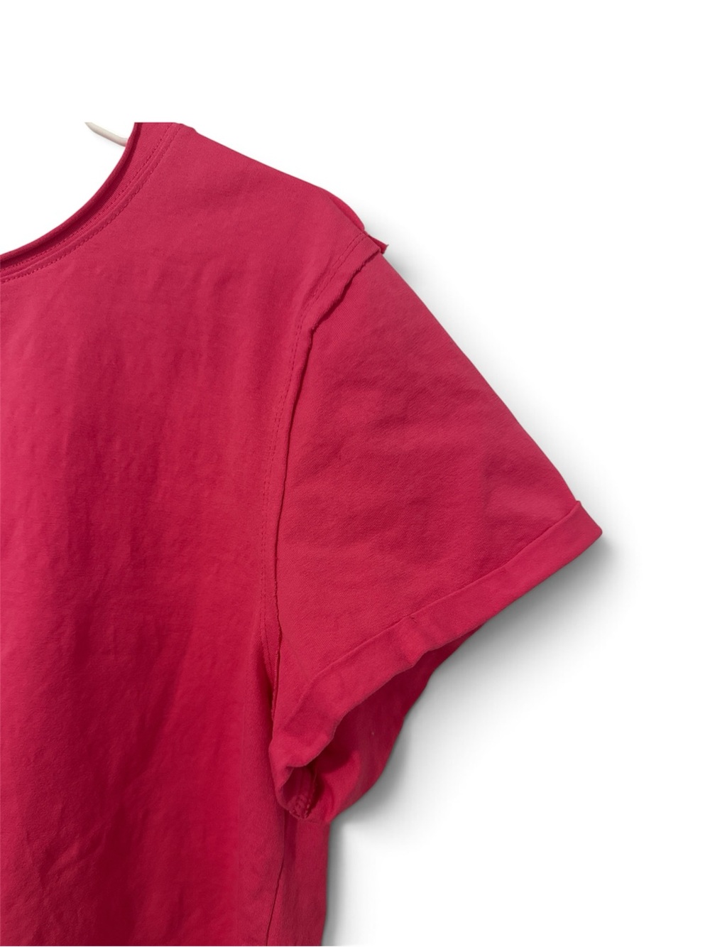 Women’s Raspberry Short-Sleeve Crop Tee - Picture 2 of 4